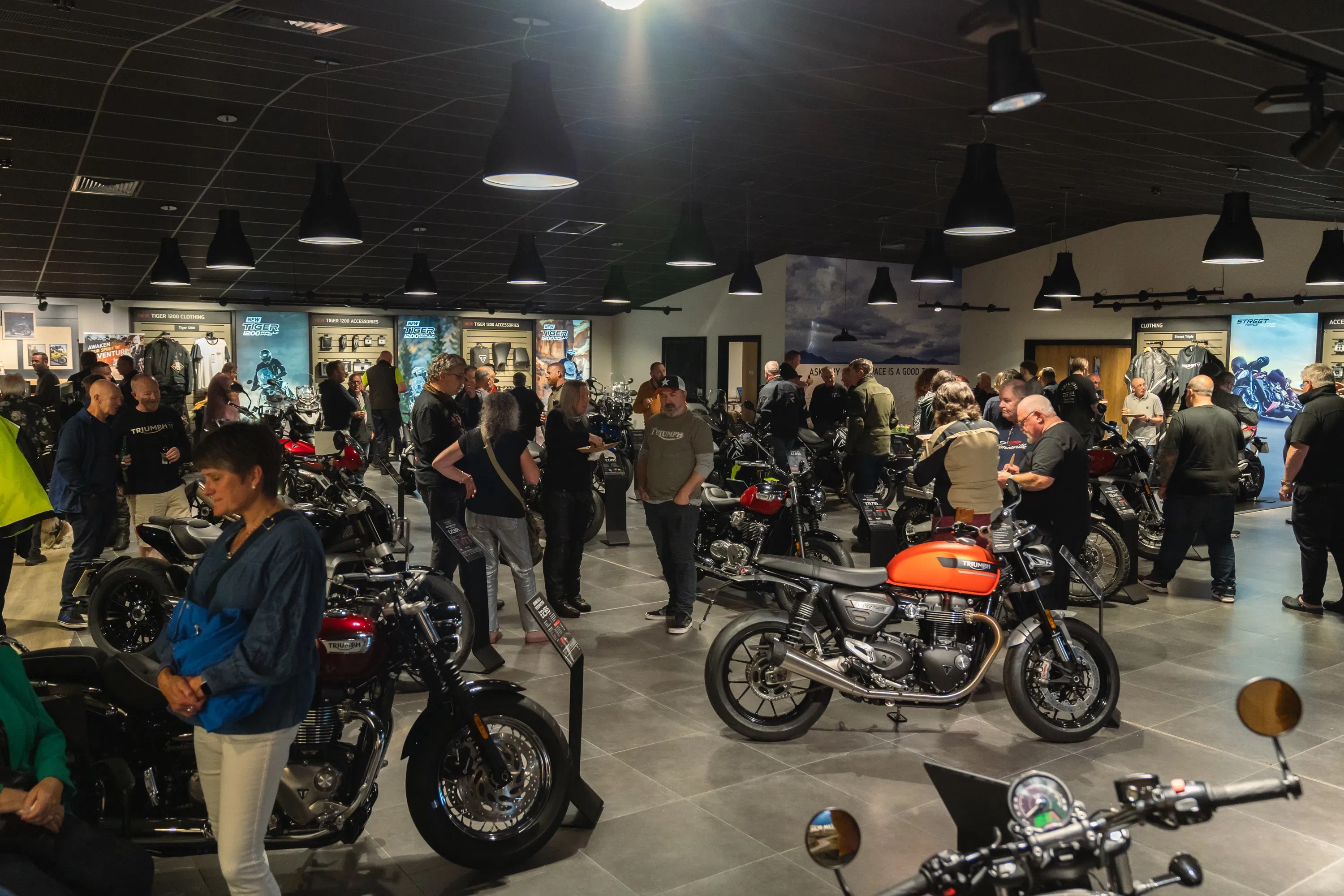 New bikes and a new showroom for Edinburgh Triumph Visordown